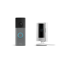 Speckled Grey:Battery Video Doorbell (newest gen) + Indoor Camera (2nd Gen)