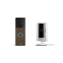 Matte Mocha:Battery Video Doorbell (newest gen) + Indoor Camera (2nd Gen)