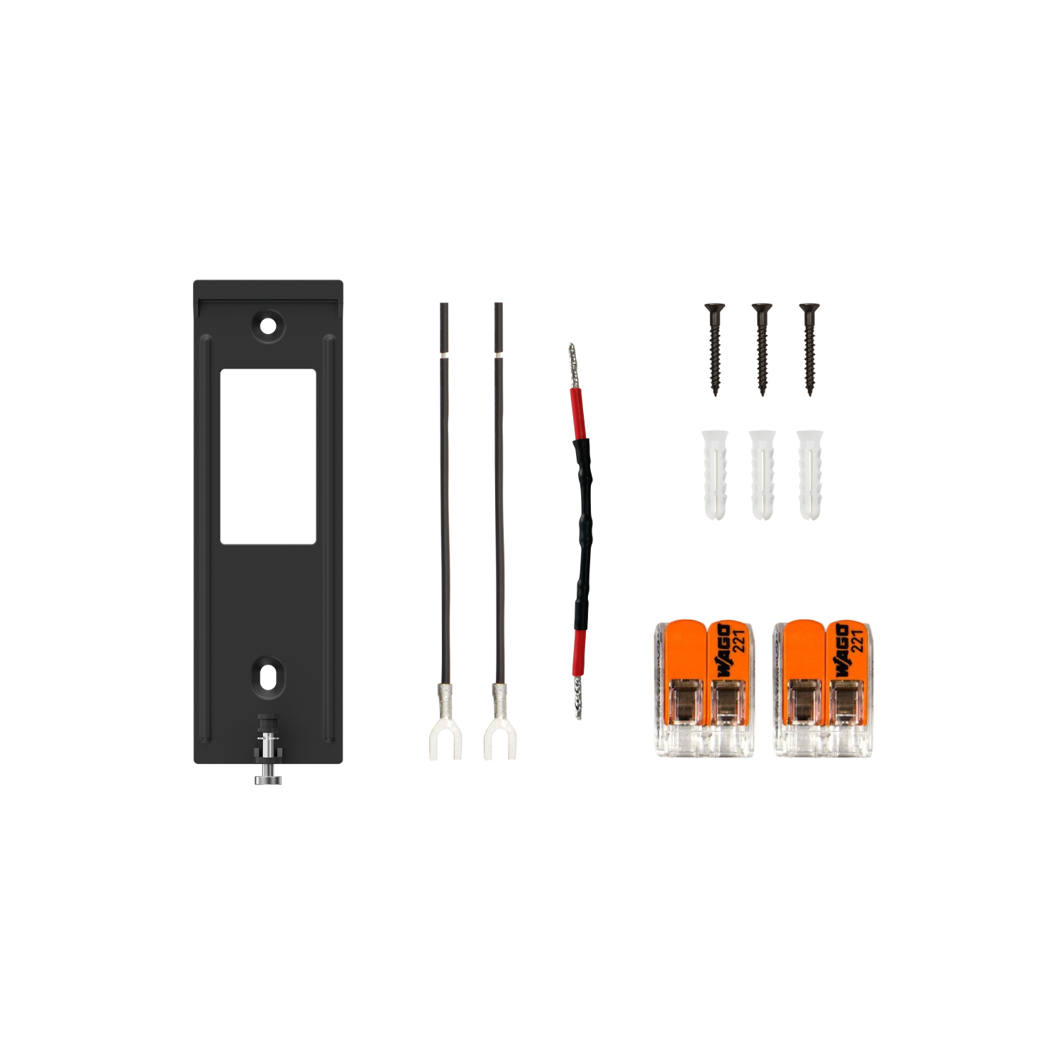 Black:Spare Parts Kit (Wired Video Doorbell (2nd Generation))