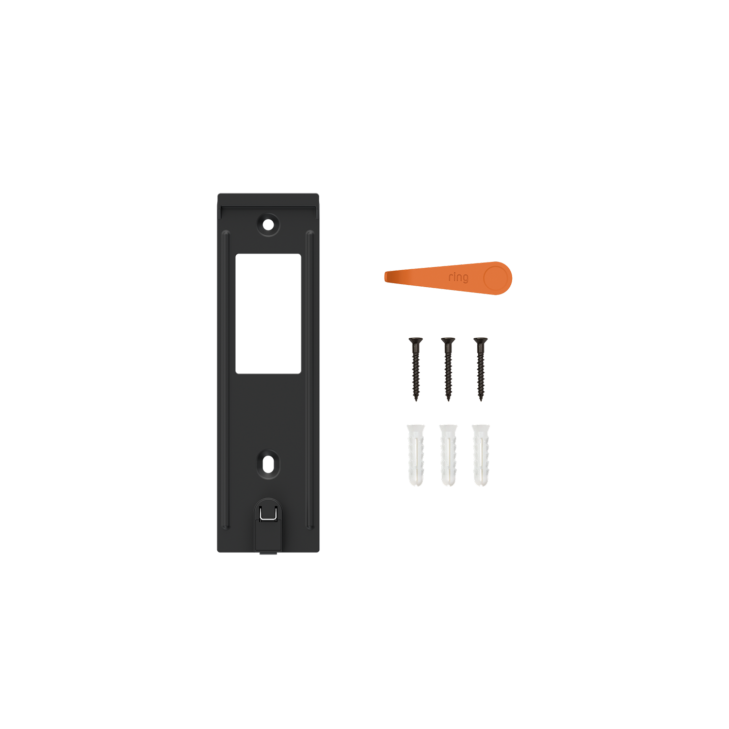 Black:Spare Parts Kit (Battery Video Doorbell (2nd Gen))
