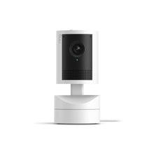 White:White Pan-Tilt Indoor Camera 2K on a white background, shown from the front on a motorised base.
