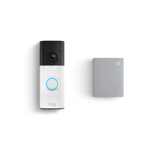 Speckled White:Battery Video Doorbell (2nd Gen) + Chime (3rd Gen)