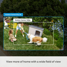 2-Pack Outdoor Camera Plus Plug-in (Featuring 2K Video with Ring Vision)