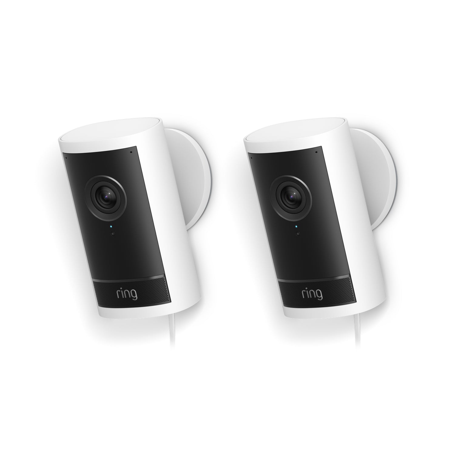 White:2 Pack Outdoor Camera Pro Plug-in