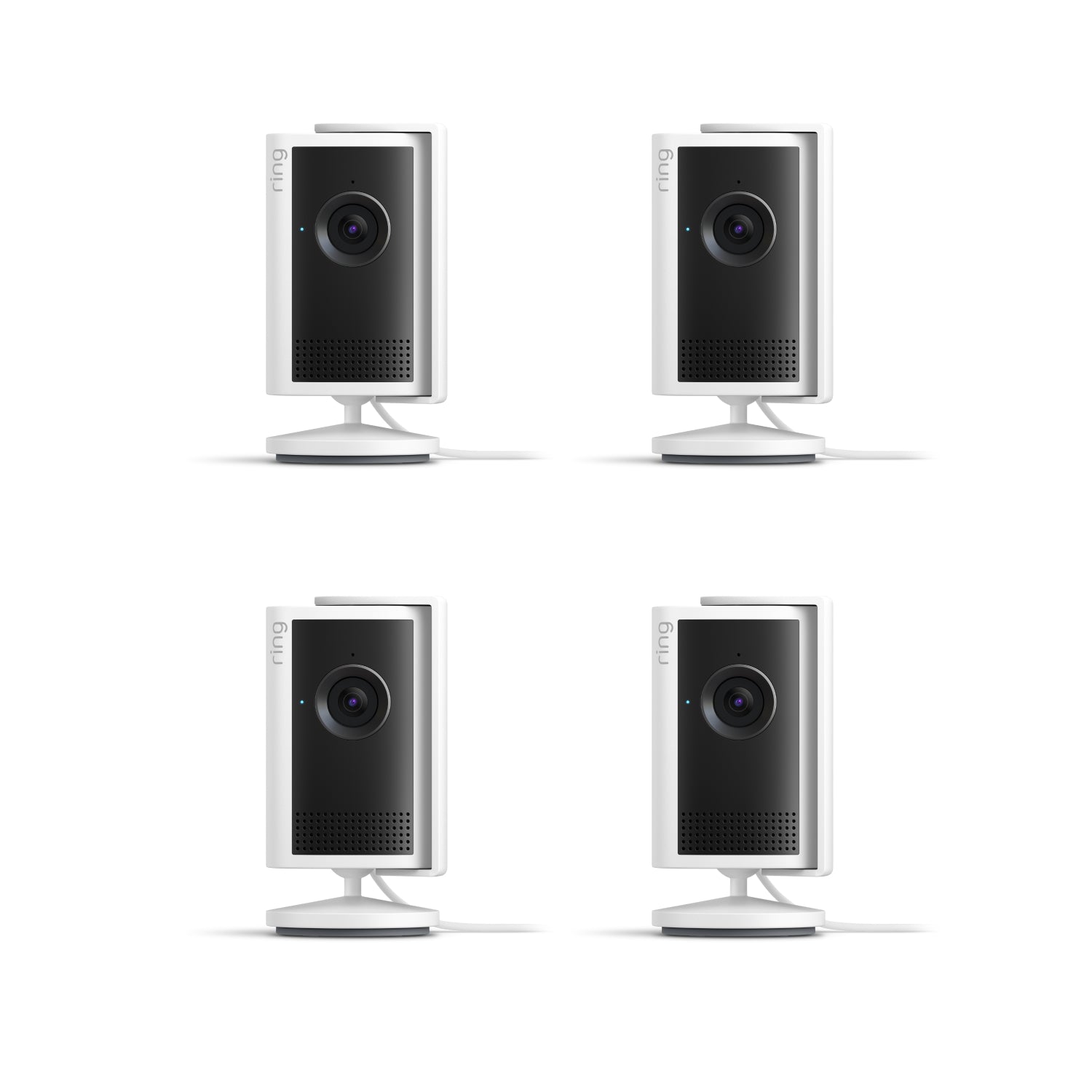 White:4-Pack Indoor Camera Plus