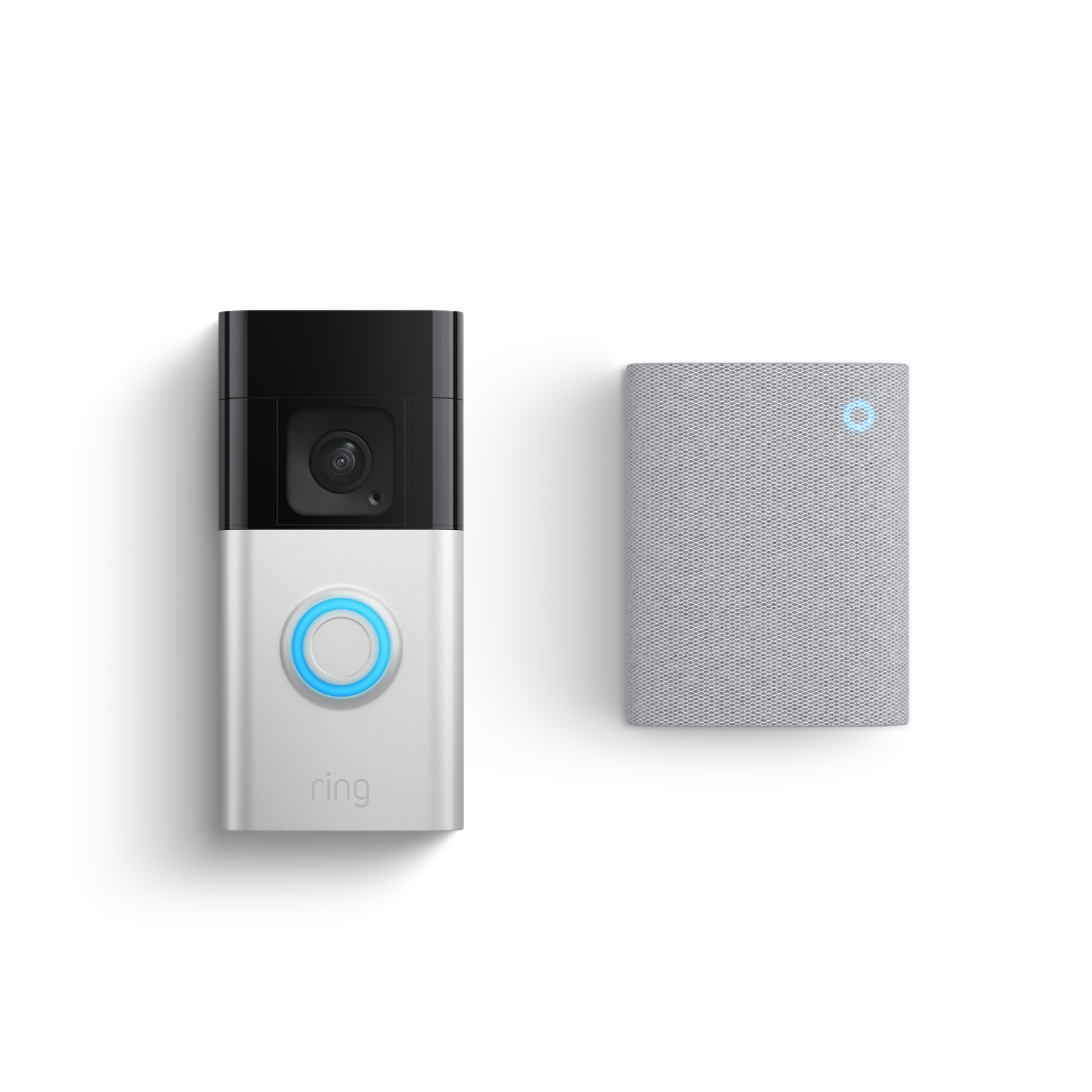 Satin Nickel:Battery Video Doorbell Plus + Chime (3rd Gen)
