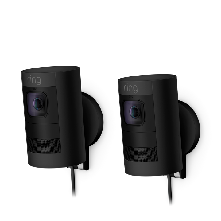 Black:2-Pack Stick Up Cam Elite