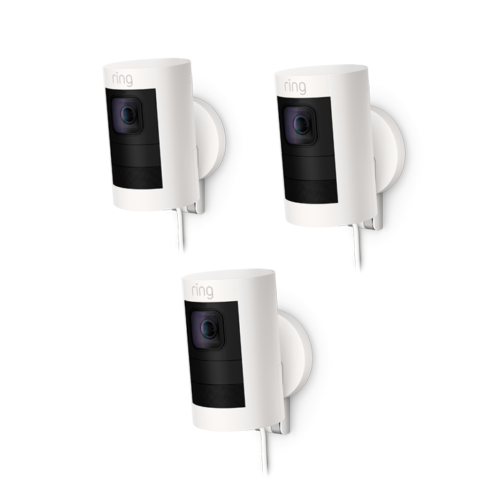 White:3-Pack Stick Up Cam Elite