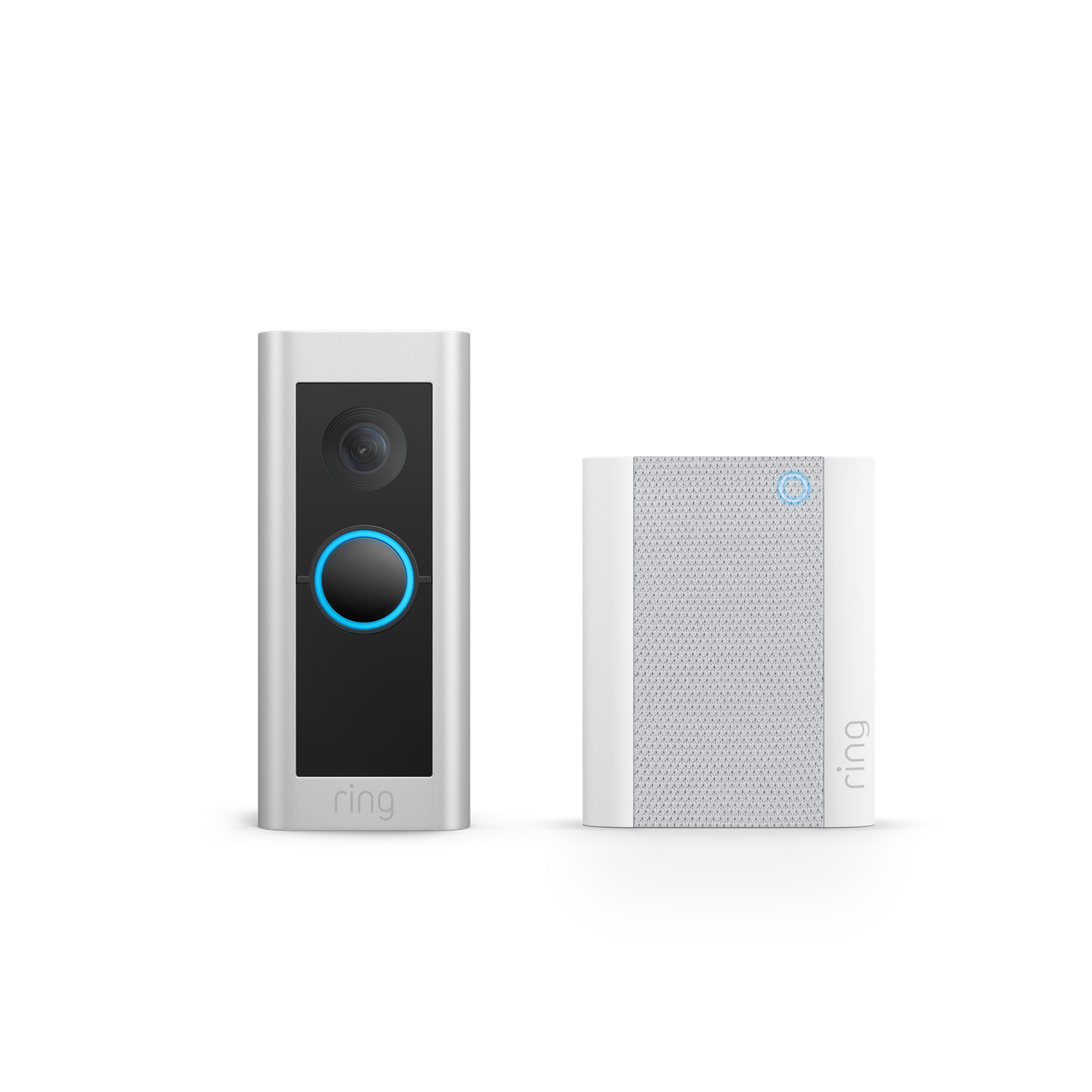Satin Nickel:Wired Video Doorbell Pro with Chime (Formerly Video Doorbell Pro 2 Hardwired + Chime)
