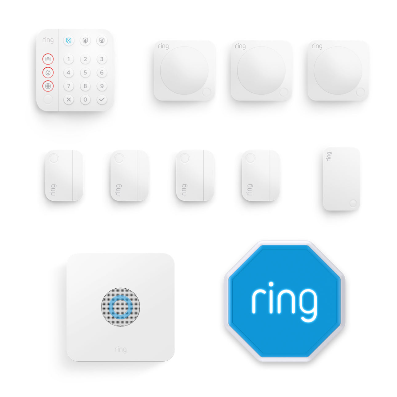 White:Alarm Pack - L (with siren)