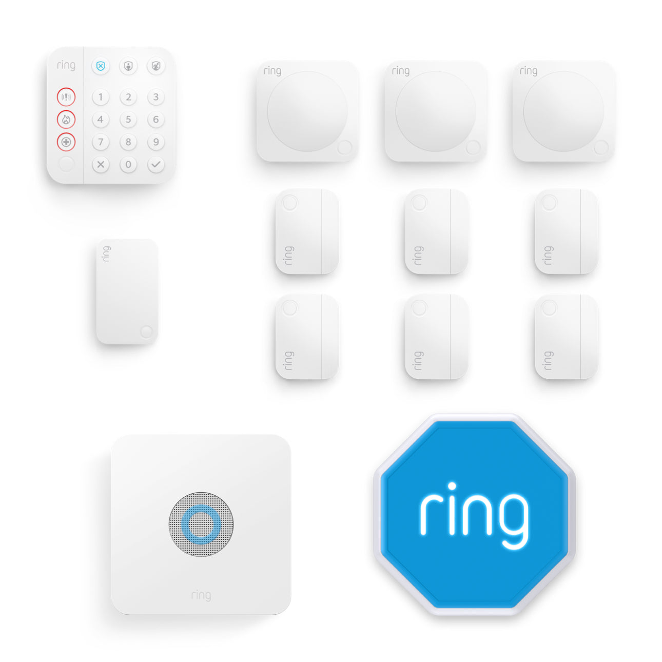 White:Alarm Pack - XL (with siren)