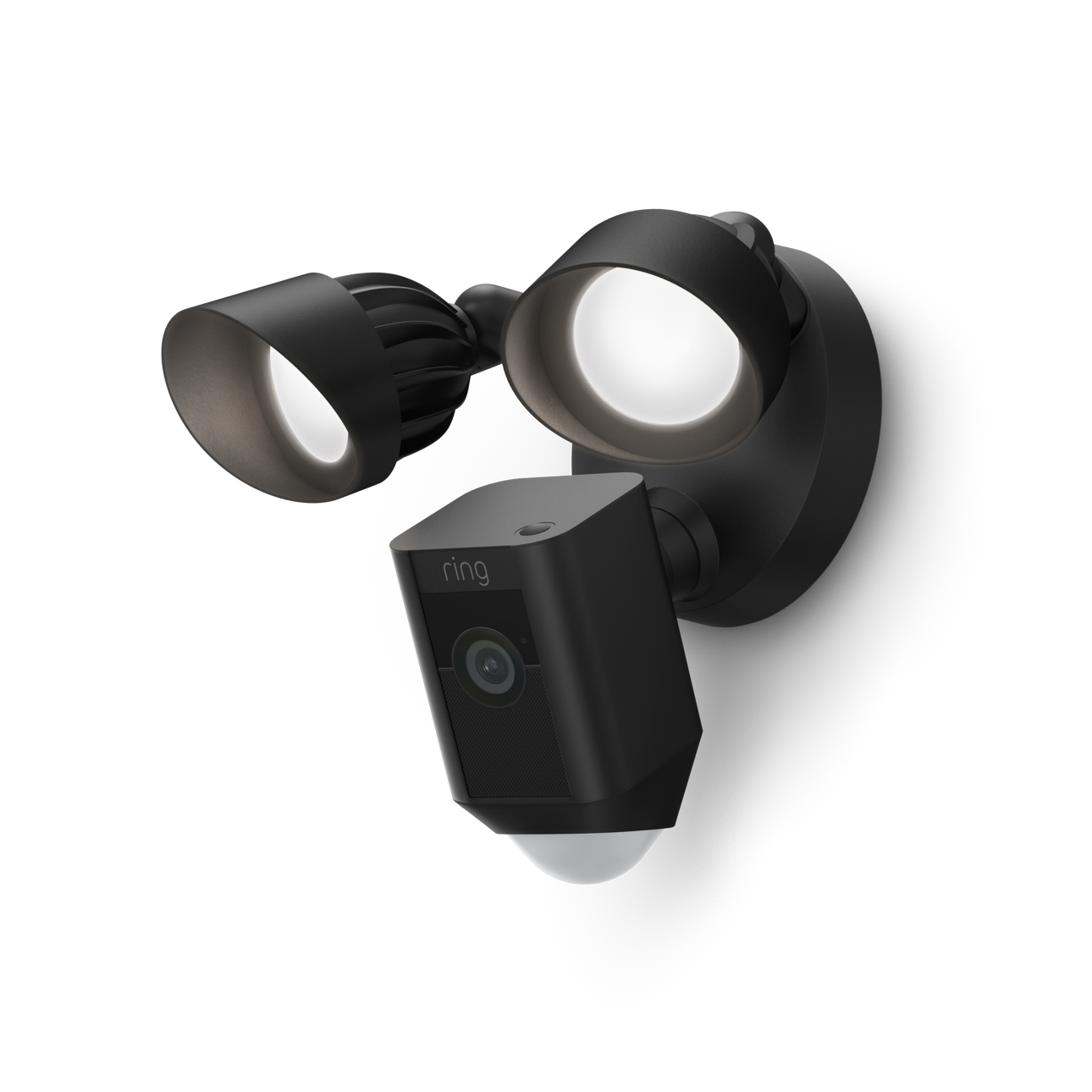 Black:Floodlight Cam Wired Plus