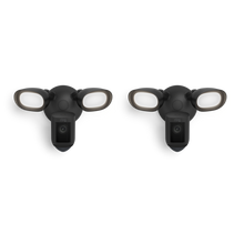 Black:2-Pack Floodlight Cam Wired Pro