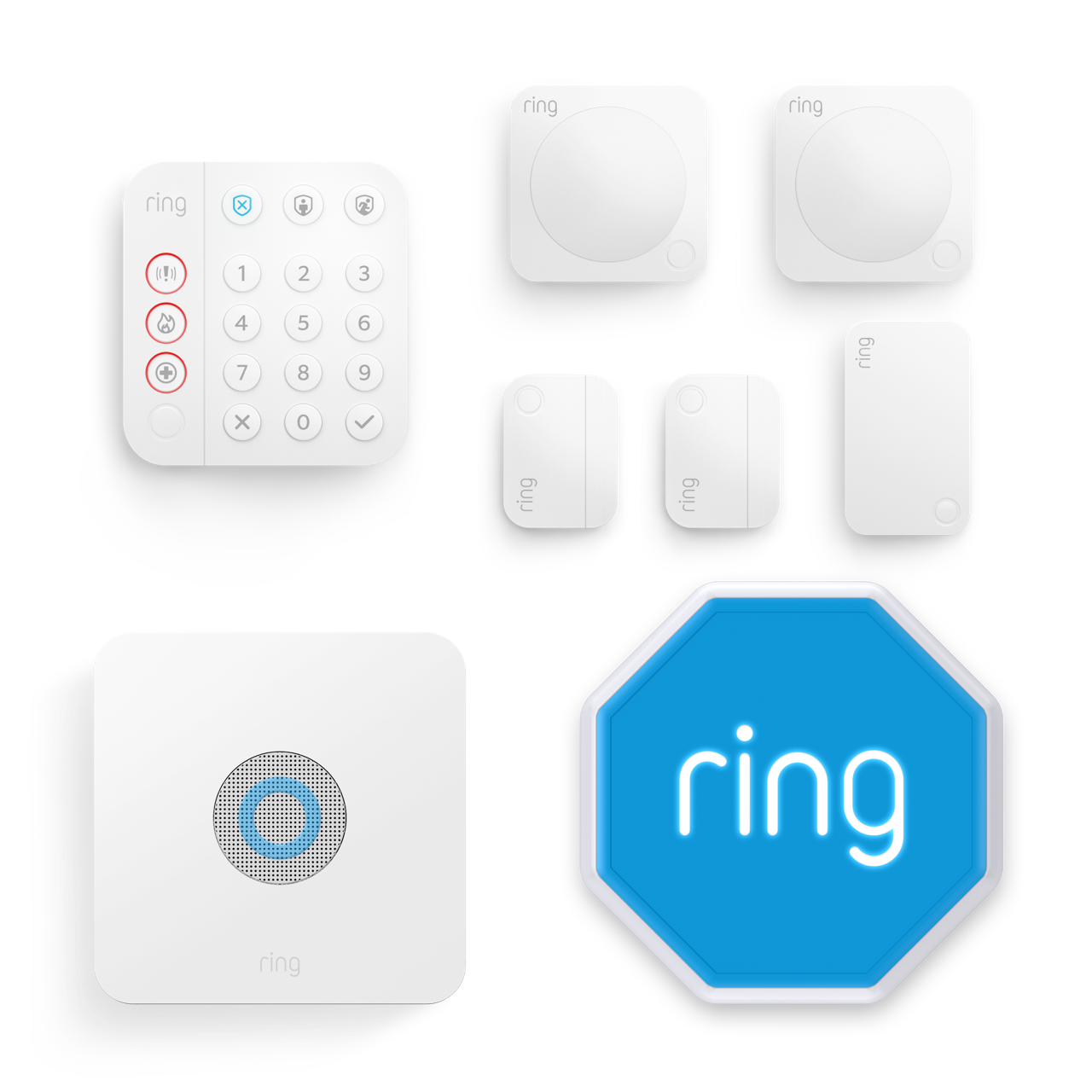 White:Alarm Pack - M (with siren)