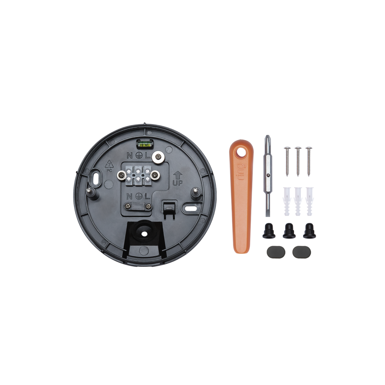 Black:Spare Parts (Floodlight Cam Wired Plus)
