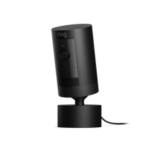 Black:Stick Up Cam Plug-In with Pan-Tilt Mount