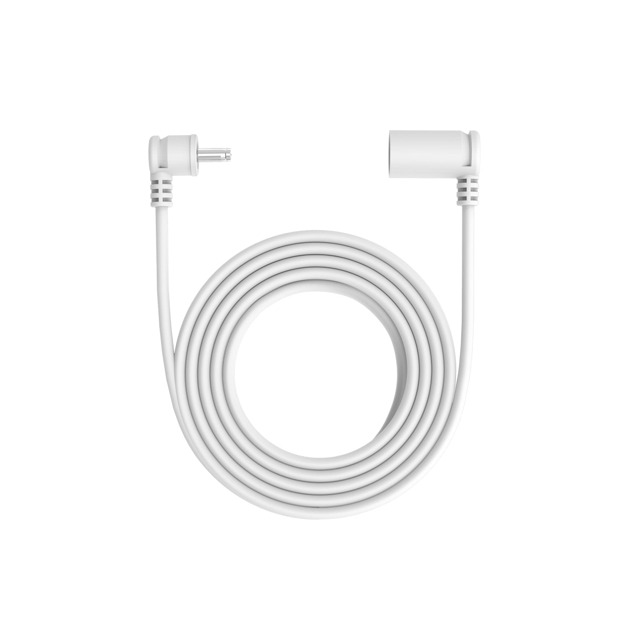 White:3m. Barrel Plug Extension Cable