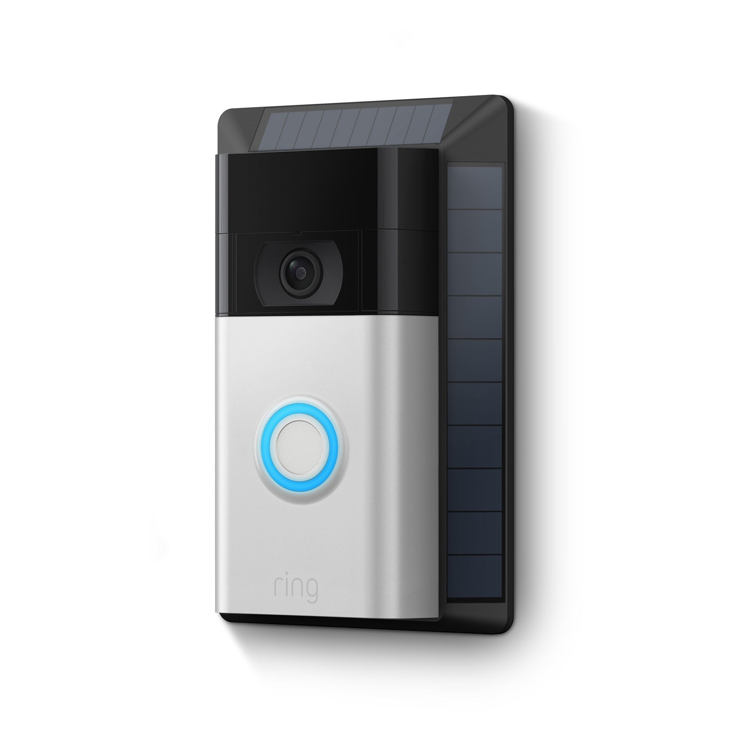 Black:Solar Charger 2nd Gen for Battery Doorbells (Video Doorbell (2nd Gen))