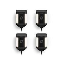 Black:4-Pack Spotlight Cam Plus Plug-In