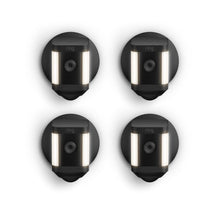 Black:4-Pack Spotlight Cam Plus Wired