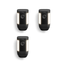 Black:3-Pack Spotlight Cam Pro Battery