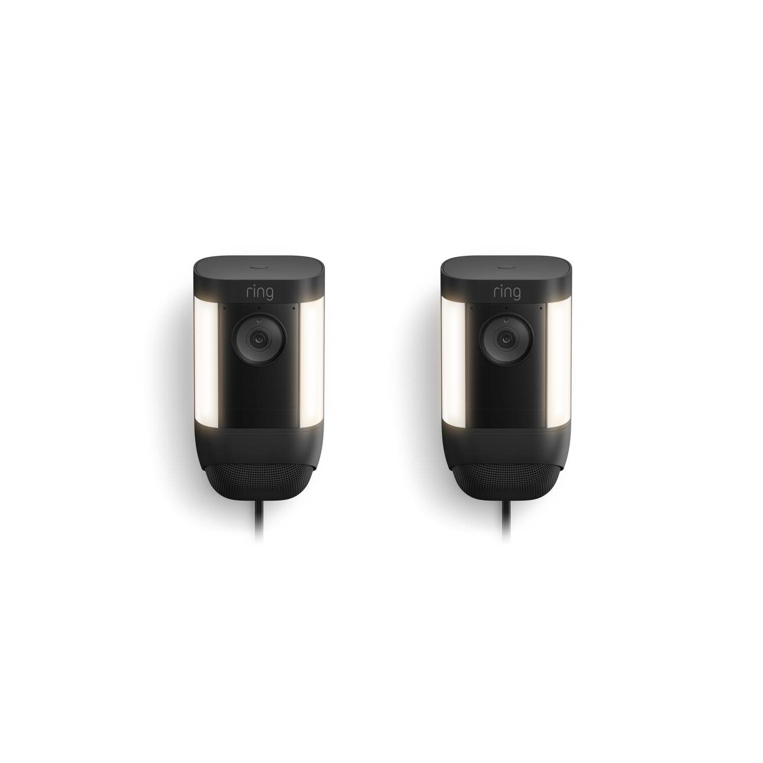 Black:2-Pack Spotlight Cam Pro Plug-In