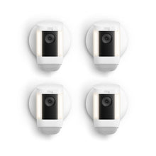 White:4-Pack Spotlight Cam Pro Wired