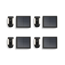 Black:4-Pack Spotlight Cam Pro Solar