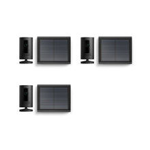 Black:3-Pack Outdoor Security Camera | Stick Up Cam Solar