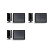 Black:3-Pack Outdoor Security Camera | Stick Up Cam Solar