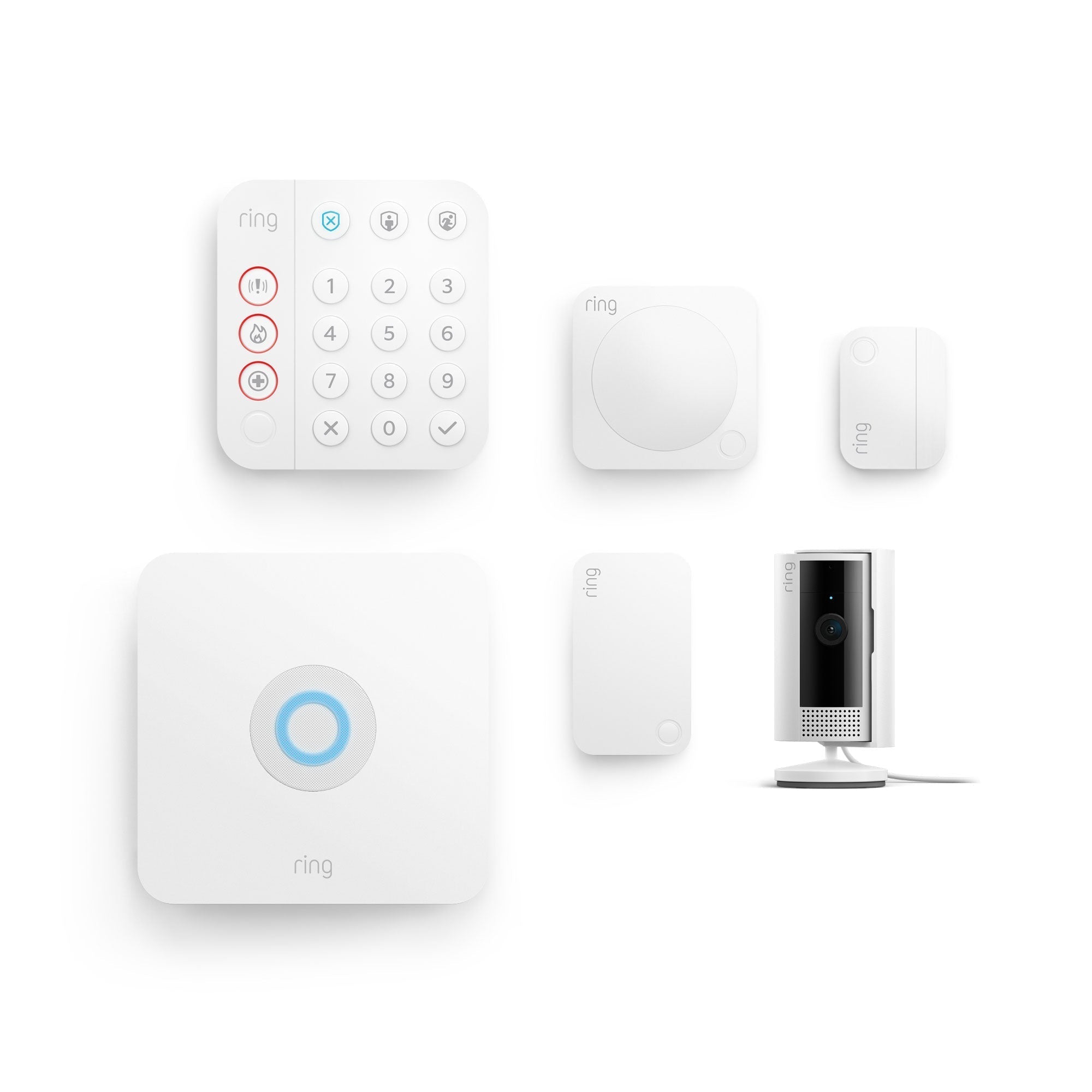 White:Alarm + Indoor Camera 2nd Gen Pack - S