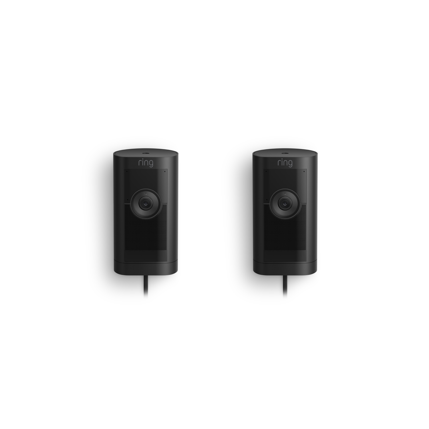 Black:2-Pack Outdoor Camera Pro Plug-In (Stick Up Cam Pro)
