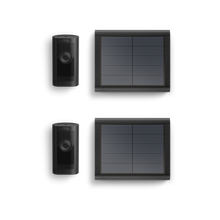 Black:2-Pack Outdoor Camera Pro Solar (Stick Up Cam Pro)