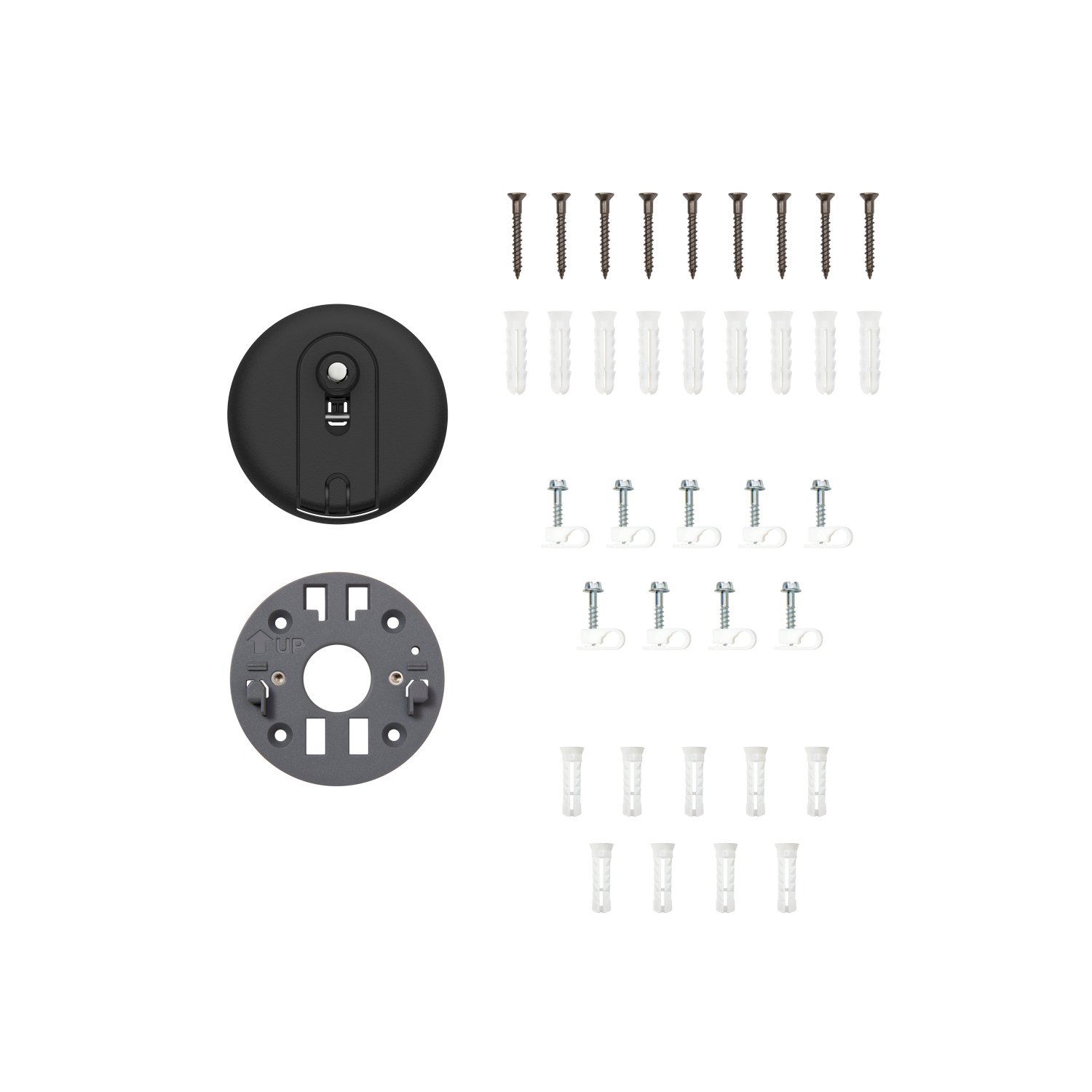 Black:Spare Parts Kit (Outdoor Camera Pro Plug-In - Stick Up Cam Pro)
