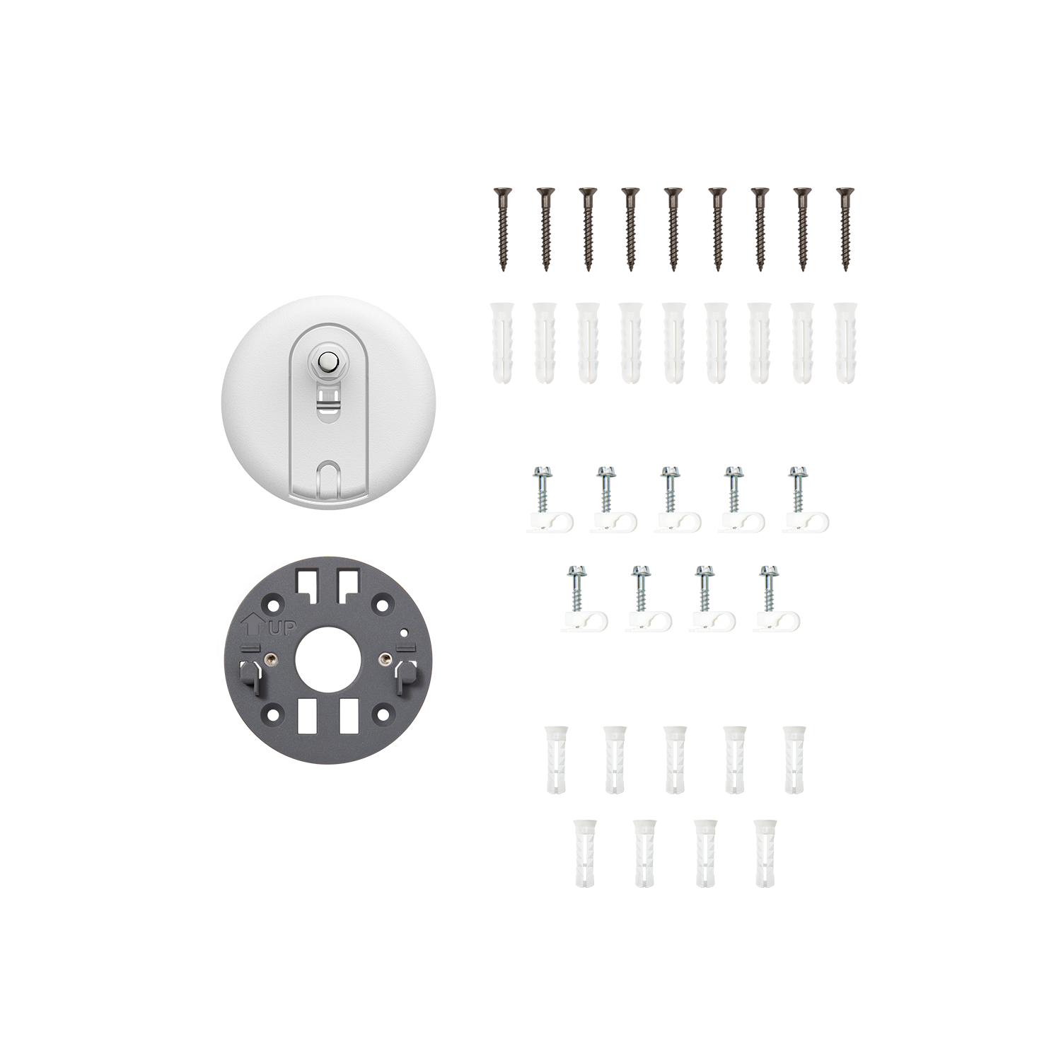 White:Spare Parts Kit (Outdoor Camera Pro Plug-In - Stick Up Cam Pro)