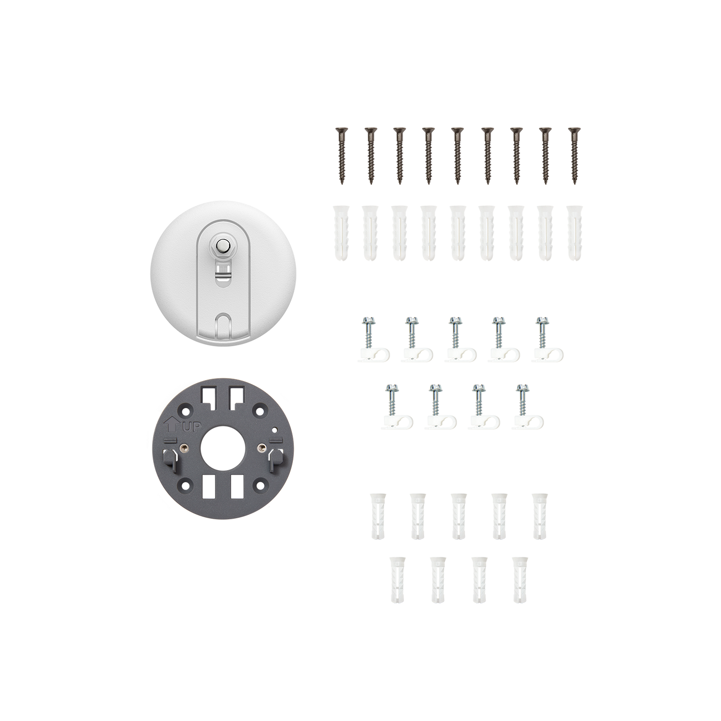 White:Spare Parts Kit (Outdoor Camera Pro Plug-In - Stick Up Cam Pro)