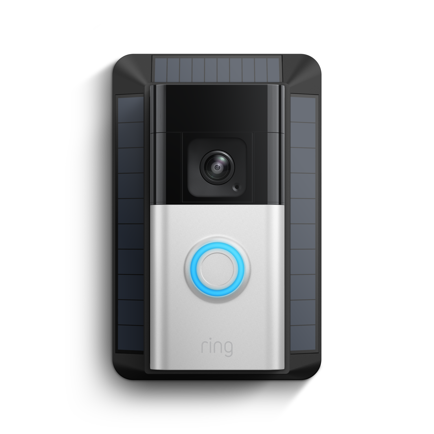 Satin Nickel:Battery Video Doorbell Pro + Solar Charger (2nd Gen)