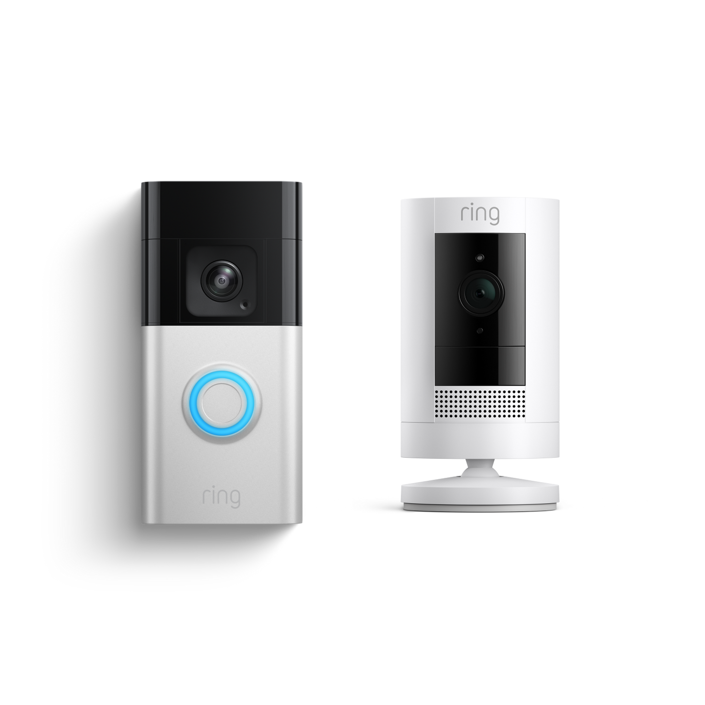 Satin Nickel:Battery Video Doorbell Pro + Outdoor Camera Battery (Battery Video Doorbell Pro + Stick Up Cam)