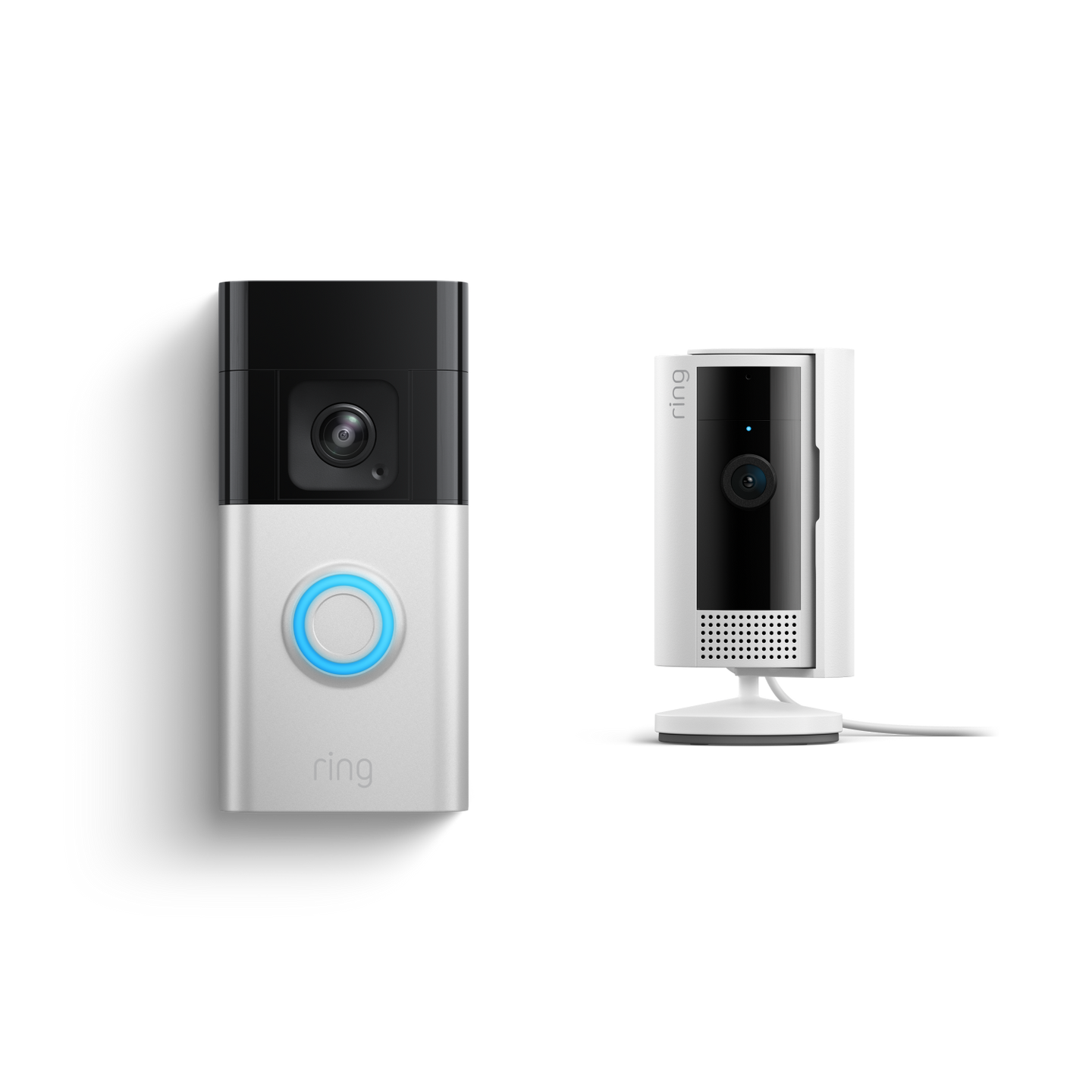 Satin Nickel:Battery Video Doorbell Pro + Indoor Camera (2nd Gen)