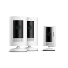 White:2-pack Outdoor Camera Battery + Indoor Camera (2nd Gen) (Stick Up Cam + Indoor Camera)