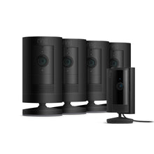 Black:4-pack Outdoor Camera Battery + Indoor Camera (2nd Gen) (Stick Up Cam + Indoor Camera)