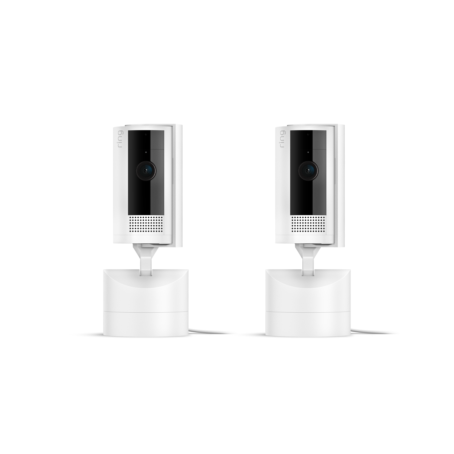 White:2-Pack Pan-Tilt Indoor Camera
