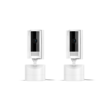 White:2-Pack Pan-Tilt Indoor Camera