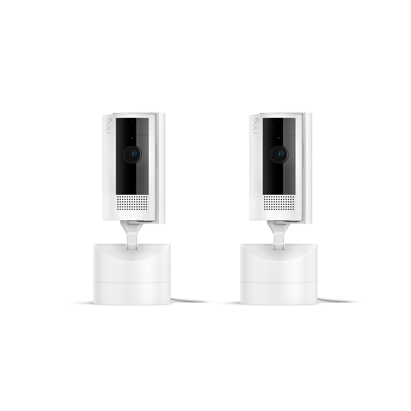 White:2-Pack Pan-Tilt Indoor Camera