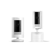 White:Pan-Tilt Indoor Camera + Outdoor Camera Battery