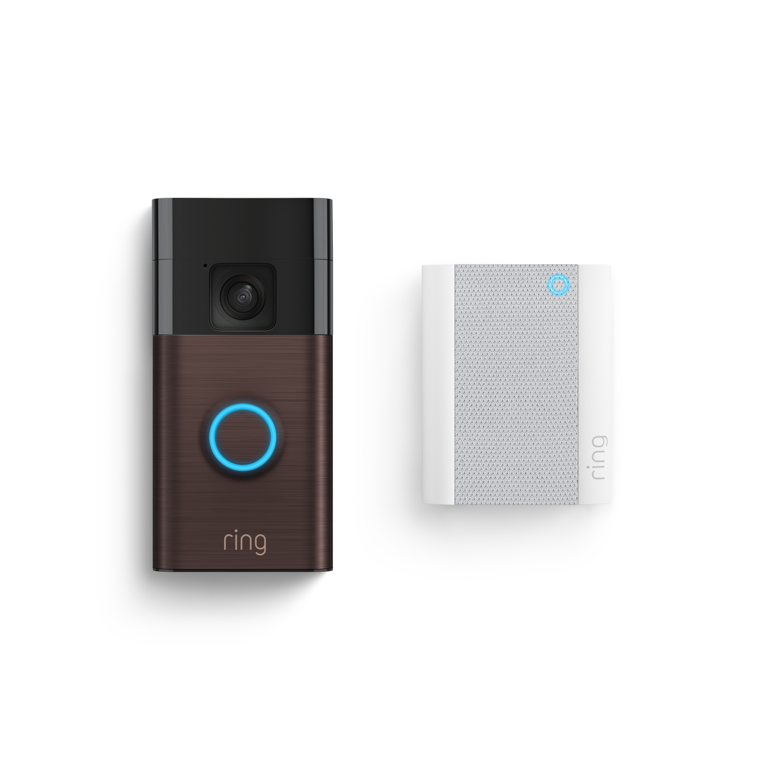 Venetian Bronze:Battery Video Doorbell + Chime (2nd Gen)