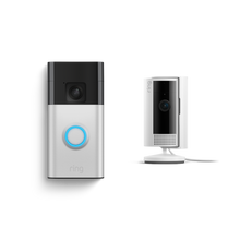 Satin Nickel:Battery Video Doorbell + Indoor Camera (2nd Gen)