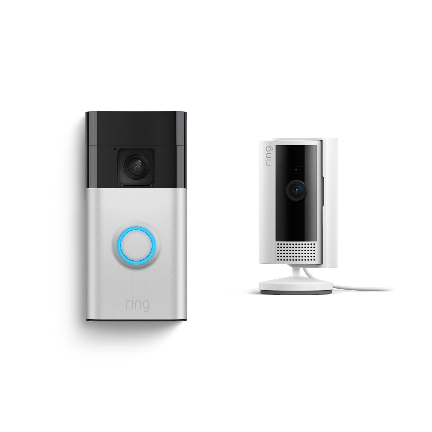 Satin Nickel:Battery Video Doorbell + Indoor Camera (2nd Gen)