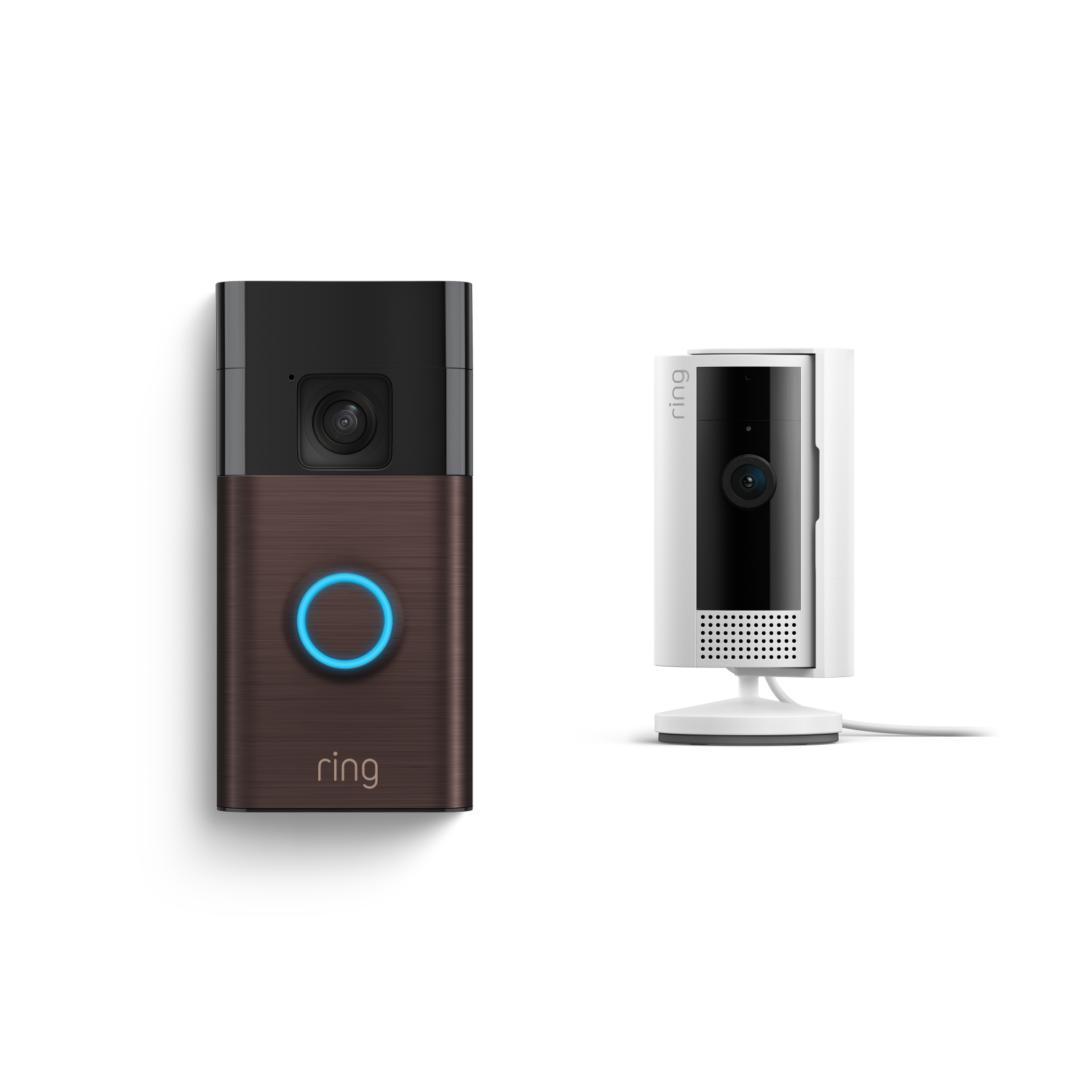 Venetian Bronze:Battery Video Doorbell + Indoor Camera (2nd Gen)
