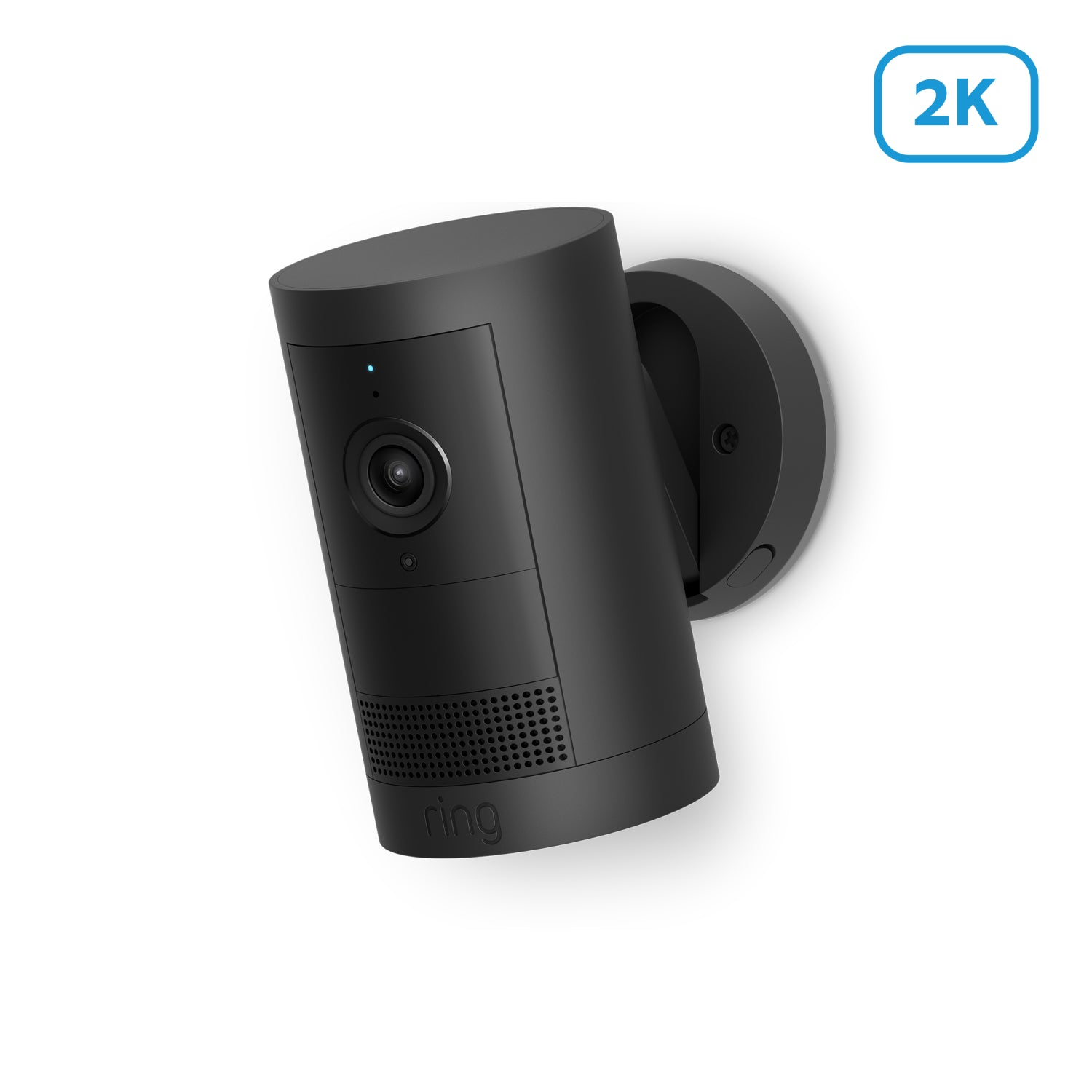 Black:Outdoor Camera Plus Battery (Featuring 2K Video with Ring Vision)
